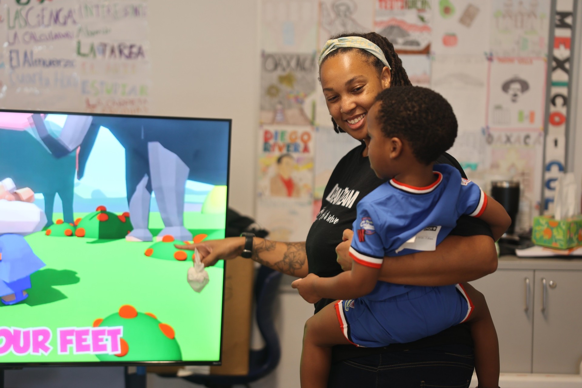 Dream Team member serving in CCC Kids